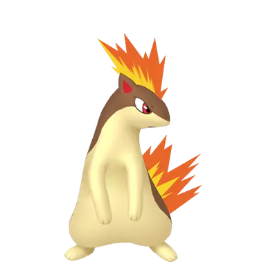 #0156 Quilava Shiny 6IV Hidden Ability In-game Trade Pkm Go